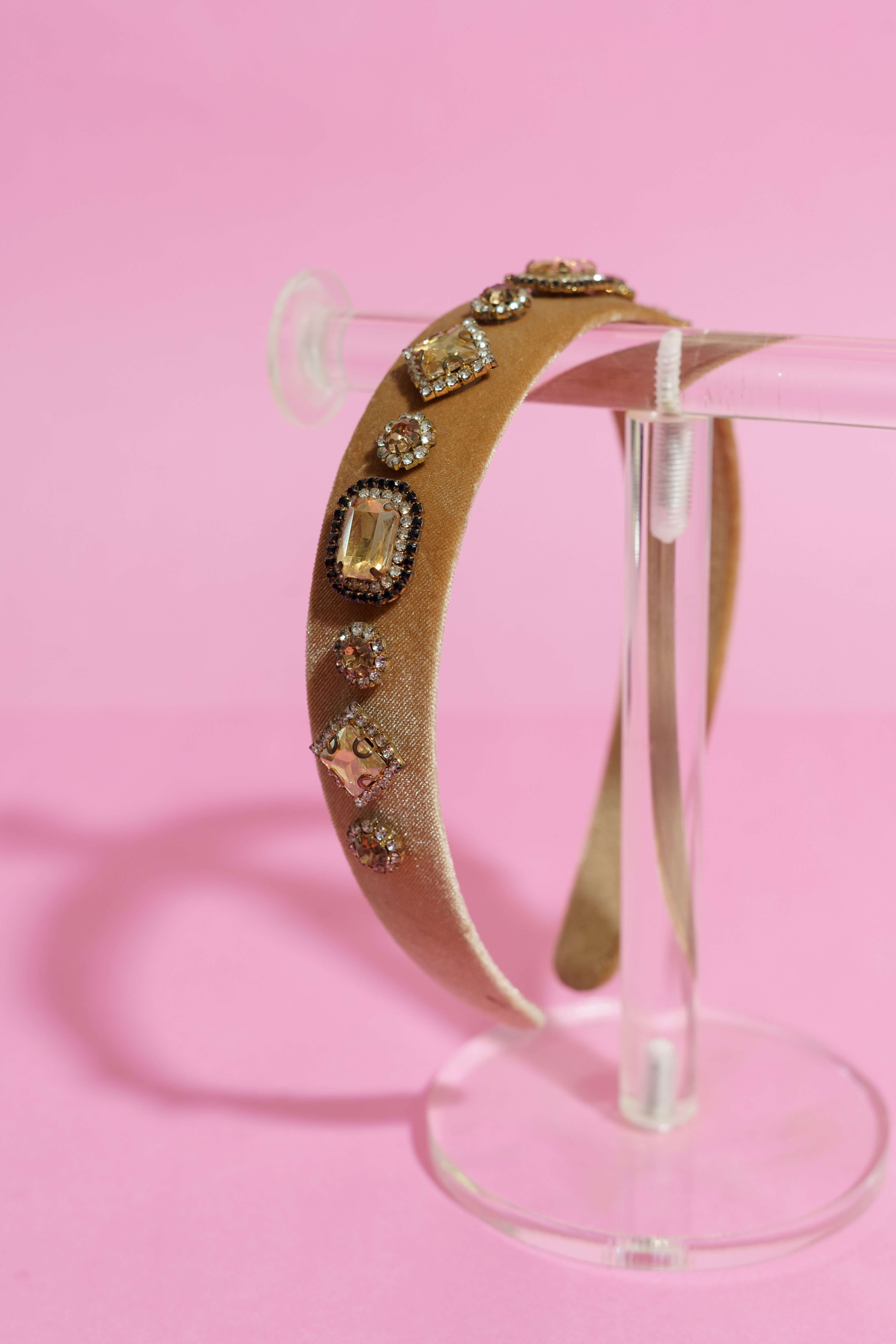 Luxe Velvet Embellished Hairband